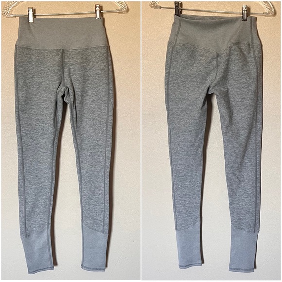 ALO Yoga High-Waist Alosoft Lounge Legging Athletic Heather Grey Small Sz S - Picture 4 of 14